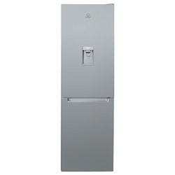 Indesit LR8S1SAQUK Freestanding Fridge Freezer A+ Energy Rating 60cm Wide, Silver